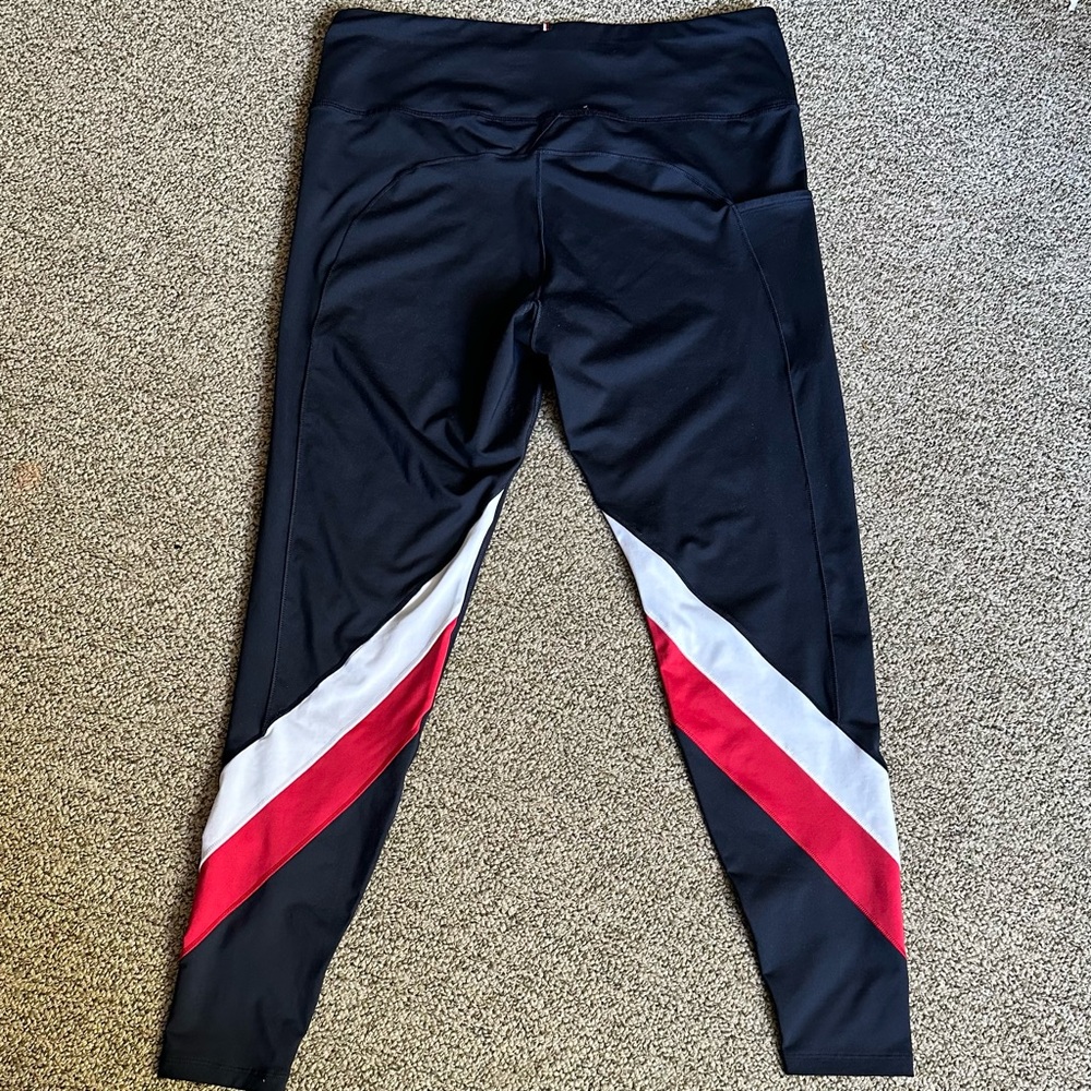 *Prive Drop* Tommy Hilfiger Plus Size Diagonal Stripe Leggings